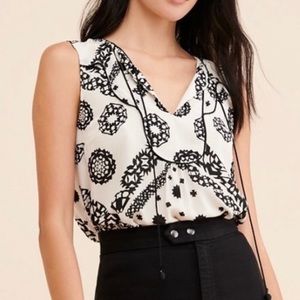 Anthropologie Giuliana 100% Silk Blouse
